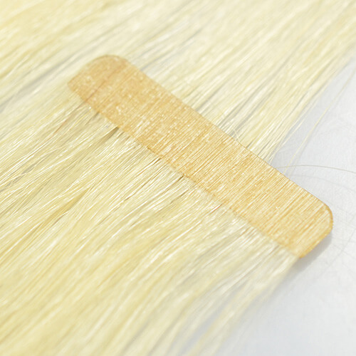 blonde tape in extensions