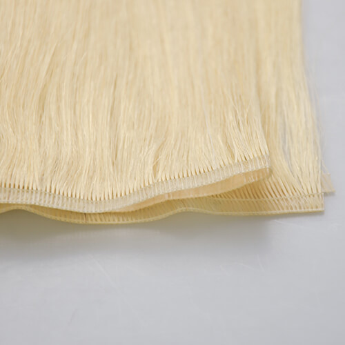 stitched weft hair extensions
