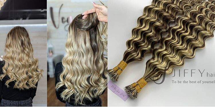 Proveedor de cabello humano con cutícula alineada Jiffy Hair